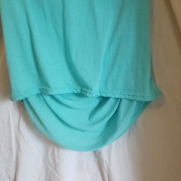 3xl super soft cowl neck top with side ruching - Picture 2 of 5